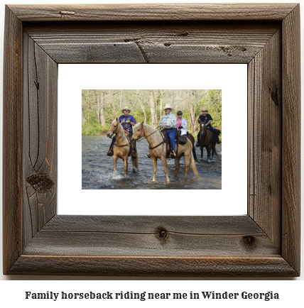 family horseback riding near me in Winder, Georgia